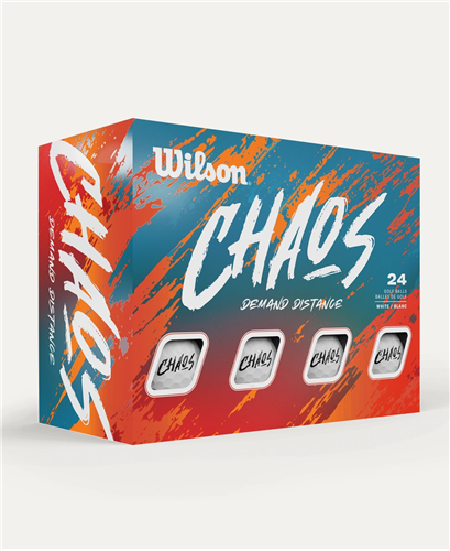 Wilson Chaos Golf Balls - 24 Pack