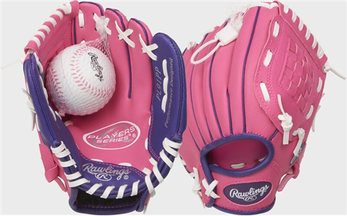 Rawlings Players Series Youth Softball Glove/Ball Combo - 9"