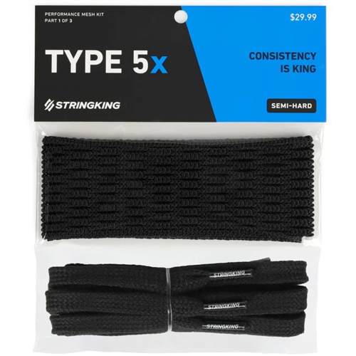 StringKing Type 5x Lacrosse Mesh and Strings Kit - Semi-Hard