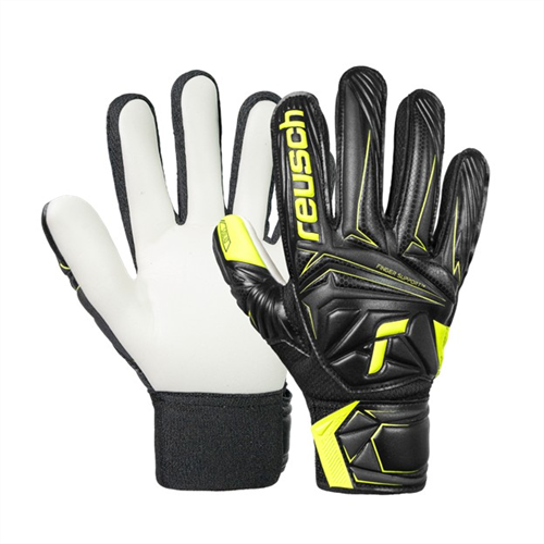 Reusch Attrakt Starter Solid Finger Support Junior Goalie Gloves
