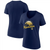 FANATICS 3R52-4506-MZB Milwaukee Brewers Women's One Champion V-Neck T-Shirt - Navy