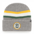 47 BRAND F-HILNE12HAE-DY Green Bay Packers Highline Cuffed Knit Hat - Gray