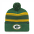 47 BRAND F-FADEO12XXE-DG PACKERS Fade Out Cuffed Knit Winter Pom Beanie Hat