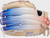 Easton Colorsplash 2.0 12" Fastpitch Glove Red/White/Blue