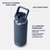 YETI Rambler 26 oz Straw Bottle Color-Match Cap
