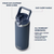 YETI Rambler 26 oz Watter Bottle With Color-Matched Cap - Black Stone