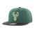 47 Brand Milwaukee Bucks Two-Tone Snapback 47 Brand Milwaukee Bucks Two-Tone Snapback