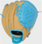 Rawlings Flex Palm Series Youth Baseball Glove - Camel/Columbia Blue - 10"