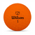 Wilson Duo Soft Golf Balls - Orange - 12 Pack