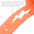 ShockDoctor Thunder Bolt Lip Guard - Orange