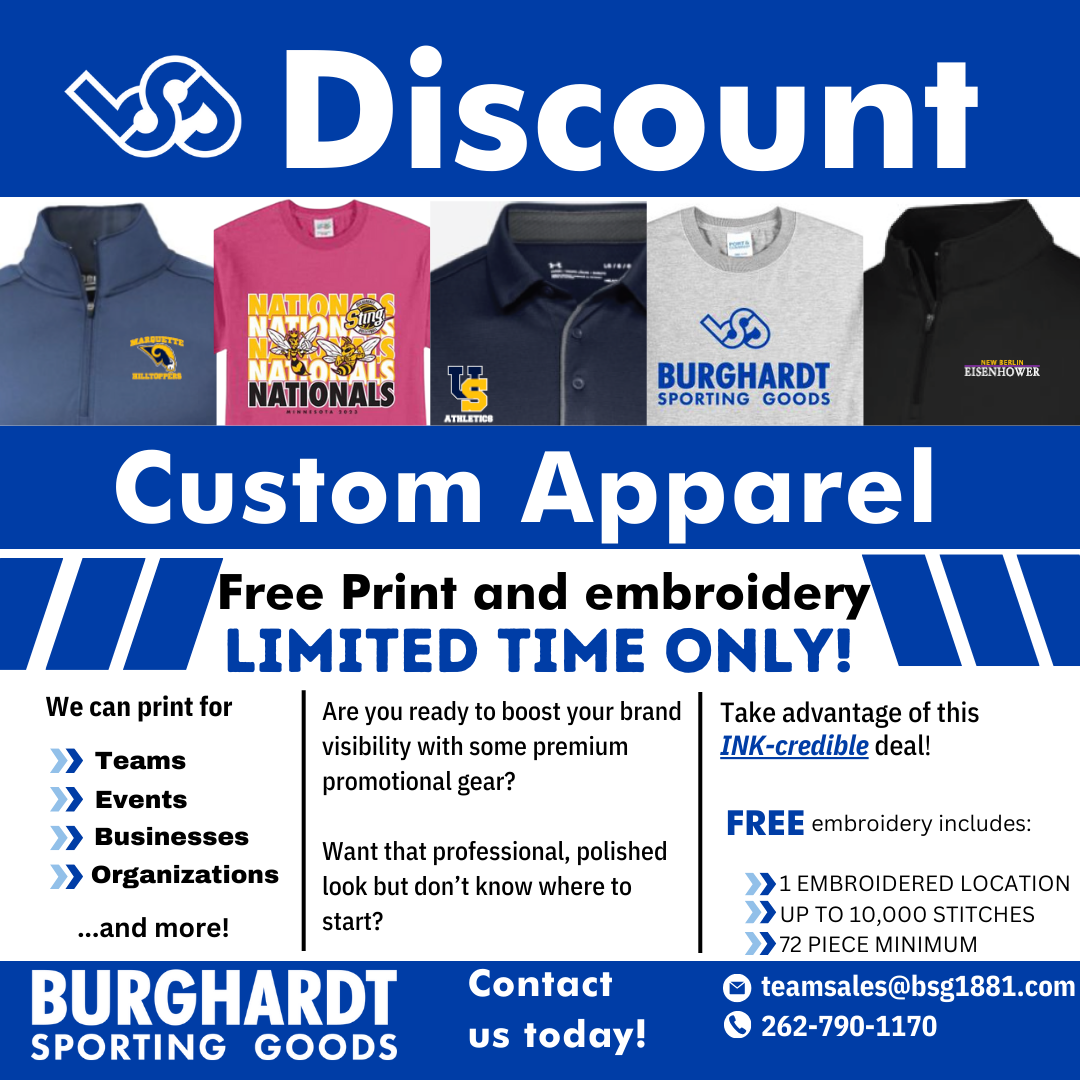 Burghardt Sporting Goods: Custom Apparel Services | BSG - Burghardt ...