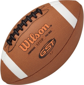 【新品】ウィルソンWilson フットボール  GSTレザー（ユースサイズ） Wilson 1002 GST Leather Game Football - Official Size – Midway Sports