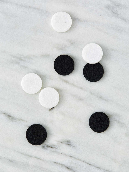 Aromatherapy Diffusing PADS - Black & White (30mm)