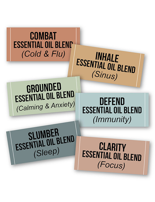 Product Identification Slips - Essential Oil Blends