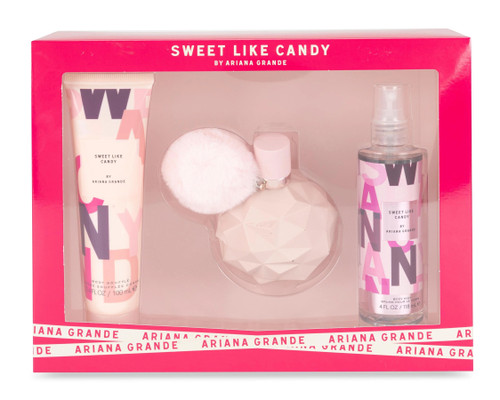 Ariana Grande Sweet Like Candy EDP 100 ml — Gift Set 3 pz