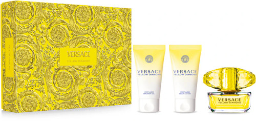 Versace Yellow Diamond EDT 90 ml — Gift Set 4 pz