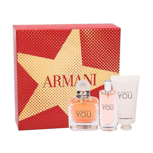 Giorgio Armani Emporio Armani In Love With You EDP 100 ml — Gift Set 3 pz