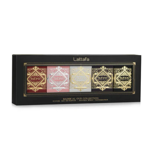 Lattafa Badee Al Oud Collection Eau de Parfum Set de 5 miniaturas