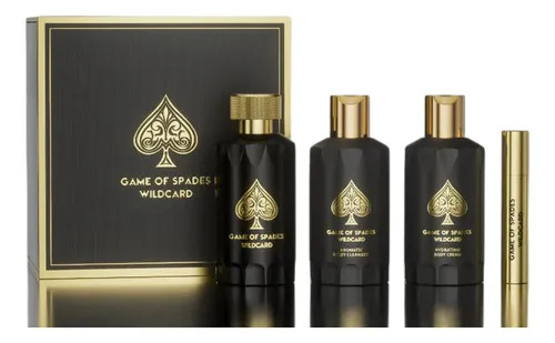 Game Of Spades Wildcare Caballero Parfum Gift Set 4 piezas