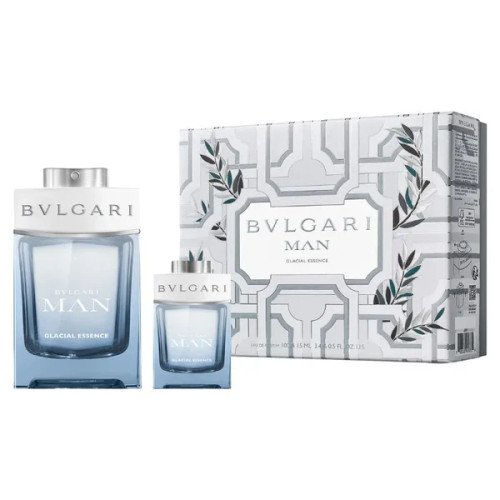 Bvlgari Man Glacial Essence Eau De Parfum Set 2 piezas
