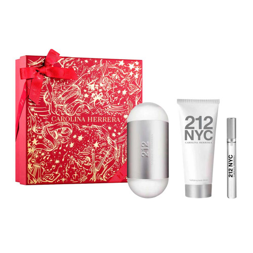 Carolina Herrera 212 NYC set de dama 3 piezas