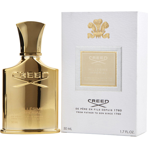 Creed Millésime Impérial Eau de Parfum 50 ml, frasco dorado y caja de 50 ml