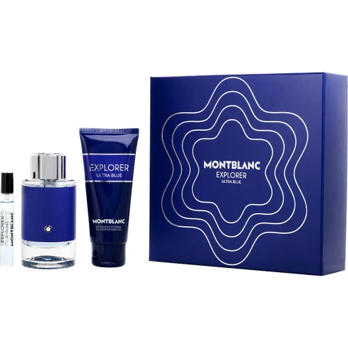 Mont Blanc Explorer Ultra Blue Eau de Parfum set de 3 piezas