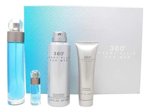Perry Ellis 360 Eau de Toilette set 4 piezas