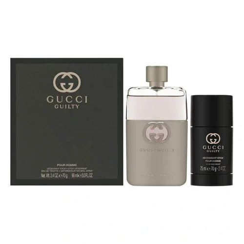 Gucci Guilty Pour Homme EDT 90 ml Gift Set 2 piezas: estuche, perfume y desodorante