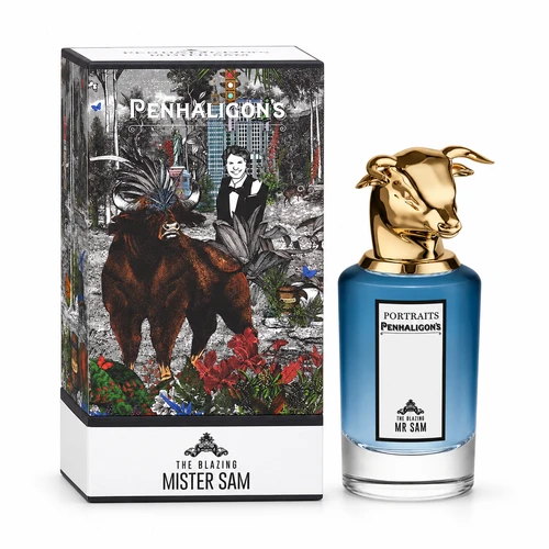 Penhaligon’s The Blazing Mr Sam Eau de Parfum - caja y frasco
