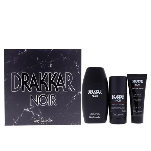 Guy Laroche Drakkar Noir EDT 100 ml — Gift Set 3 pz