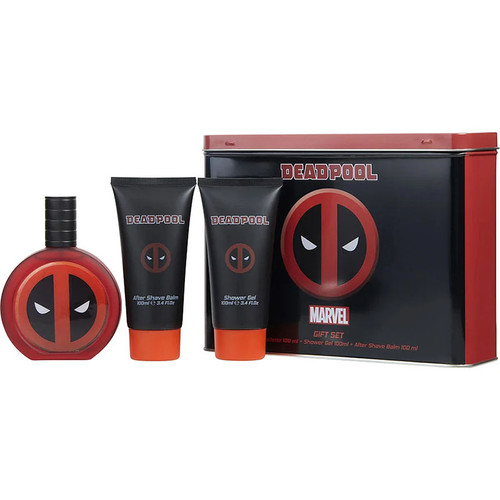 Marvel Deadpool EDT 100 ml — Gift Set 3 pz