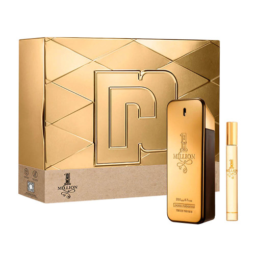 Paco Rabanne One Million EDT 200 ml — Gift Set 2 pz