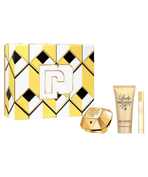 Paco Rabanne Lady Million EDP 80 ml — Gift Set 3 pz