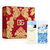 Estuche Dolce & Gabbana Light Blue Dúo EDT para mujer con Light Blue clásico 50 ml y Summer Vibes 50 ml sobre fondo blanco