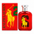 Ralph Lauren Big Pony 2 EDT 125 ml: caja roja a la izquierda y frasco a la derecha.