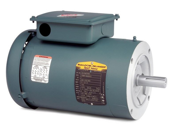 2HP,1755RPM,3PH,60HZ,145TC,3528M,TEFC,F3