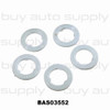 M14  Nylon Ribbed Drain Plug Gasket - BAS03552 - Interchange: 097-010, 097-118, 69001, 097010, 097118