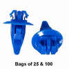 Blue Toyota Flare and Trim Retainer Clip - Interchange: Auveco 20390 Dorman 963-511 700-667 Toyota 9090467036