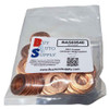 Bag of 50 Copper Drain Plug Gaskets M12