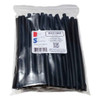 Bag of 50 Black 1/4" 3:1 Dual Wall Heat Shrink Tube -6 Inch Sections - Adhesive Lined