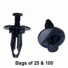 GM Bumper Push Retainer Clips - Interchange: Auveco 16624 GM 1636632 20687704