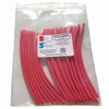 Bag of 25 Red 1/8 inch 3:1 Dual Wall Heat Shrink Tube