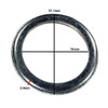 Measurements on M16 Crush Washer Drain Plug Gasket - Interchanges: Dorman 095159 ,Subaru 803916010, Toyota SU00302159