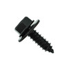 Hex Head Trim Screw - Black Loose Washer