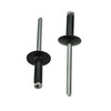 Black Aluminum Pop Rivet - 5/32" Hole - 15/32" Head - Interchanges: Disco 9277 / Auveco 17006 / VW N900-845-01