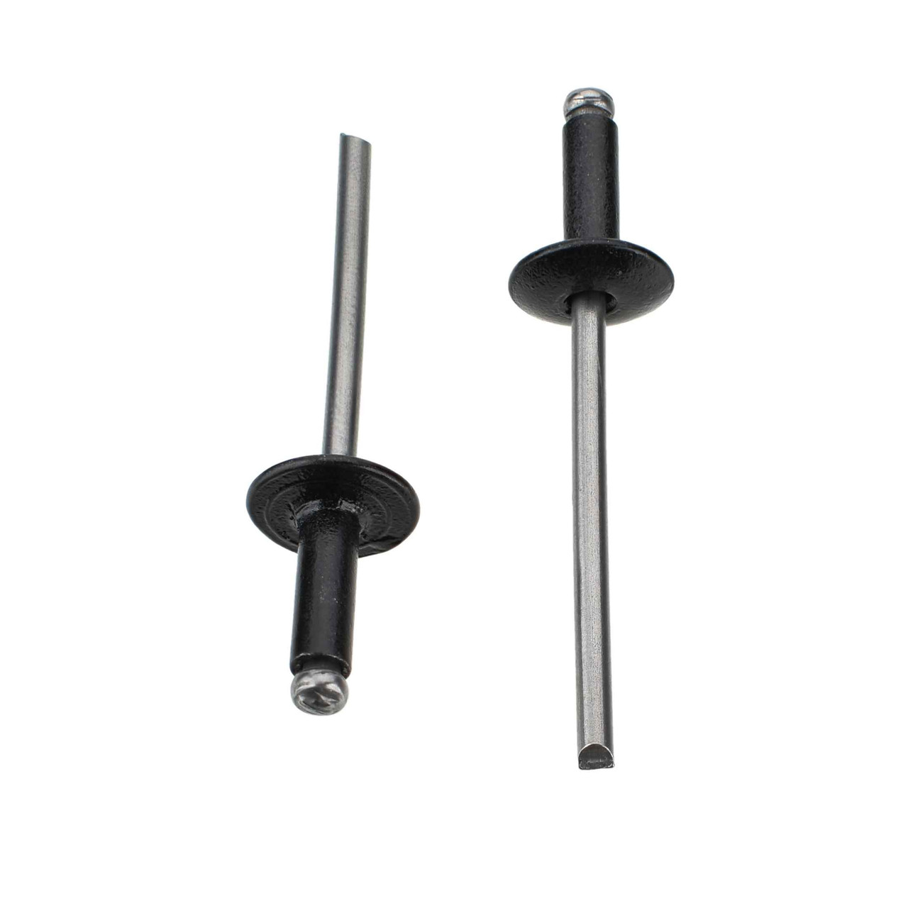 BAS02401 - Black Aluminum & Steel Pop Rivet - 1/8 Hole - 3/8 Head (1799PK)