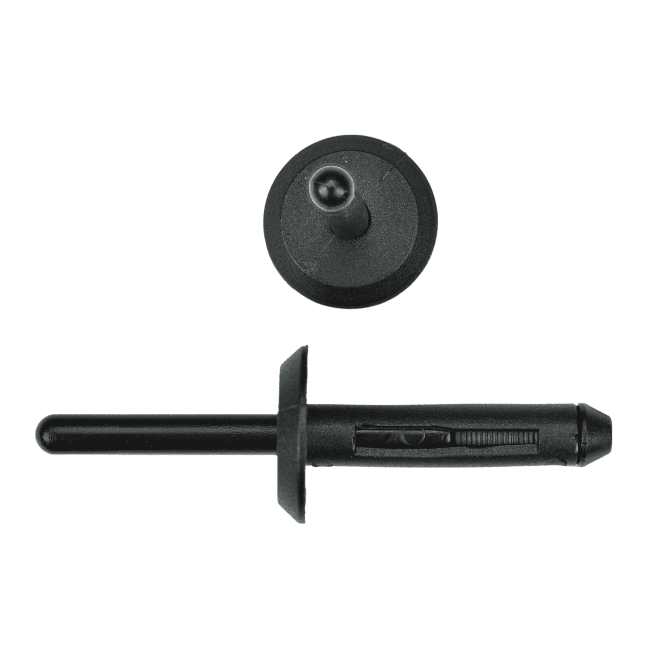 BAS01217- GM Plastic Rivet - 6mm Hole - 16mm Head (9854pk)