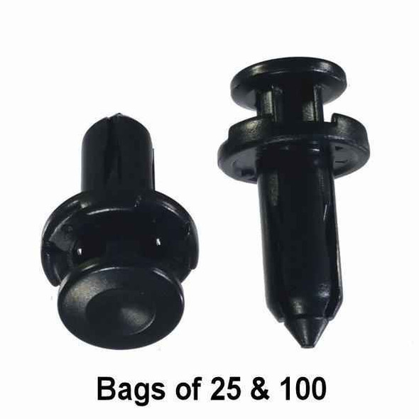 Nissan Push Retainer Clip - Interchange: Auveco 20327 Nissan 638489E001