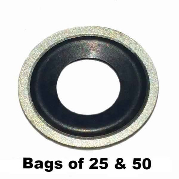 Metal Rubber Oil Drain Plug Gasket M12 Interchange Dorman 097-021 65274 097021